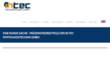 Tablet Screenshot of intec-components.de